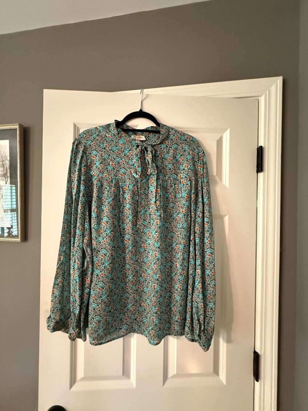 **Floral Saint Laurent Paris Top**